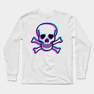 Skull Color Long Sleeve T-Shirt